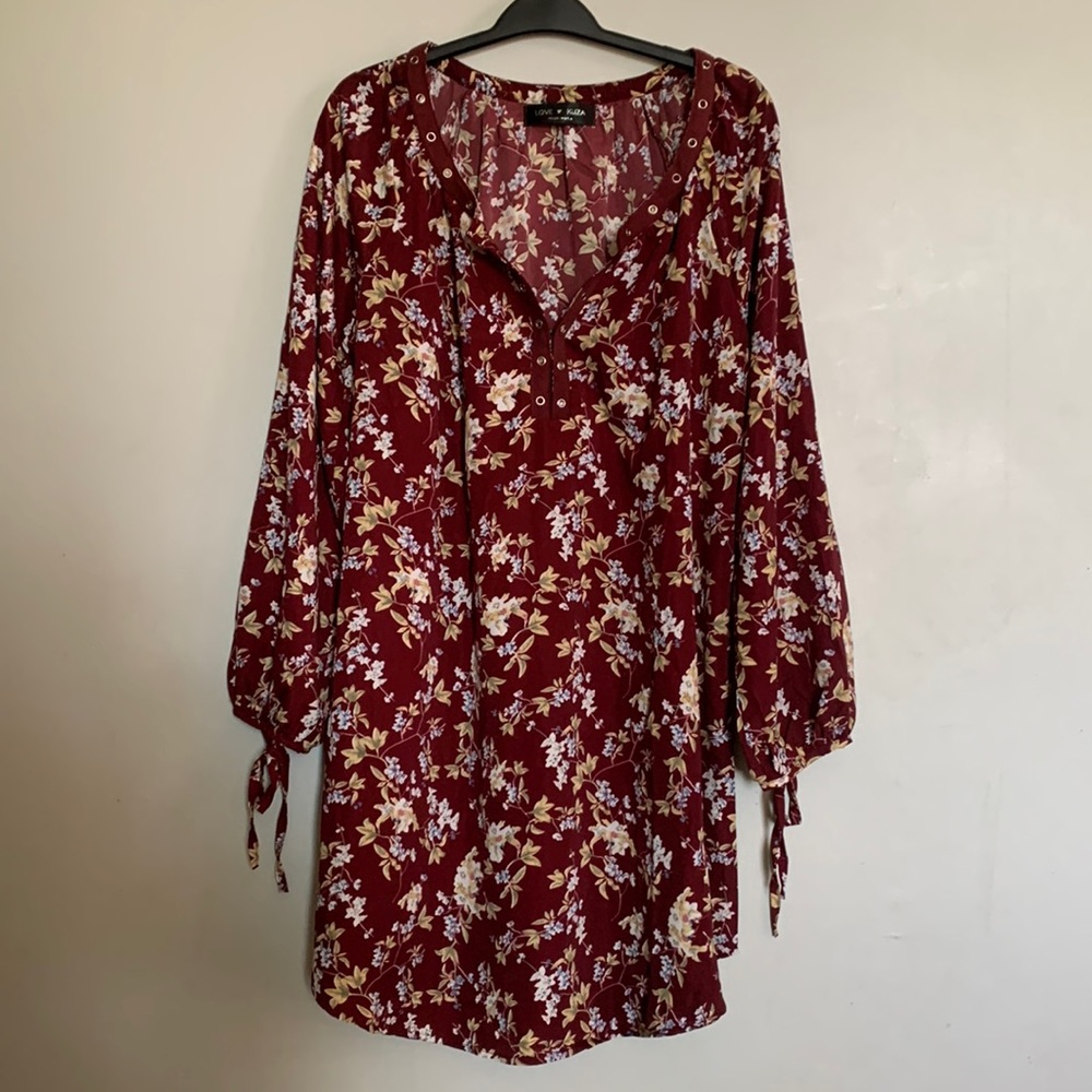 Boho floral dress